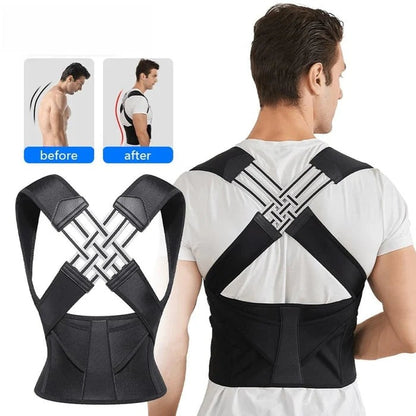 Adjustable Back Support Posture Corrector Belt | Firm Support Adjustable Posture Correction Belt