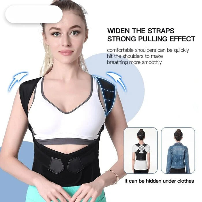 Adjustable Back Support Posture Corrector Belt | Firm Support Adjustable Posture Correction Belt