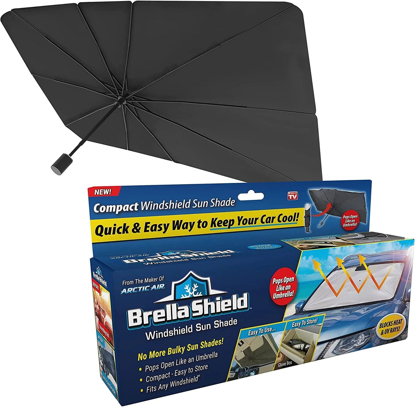 Car Windshield Sun Shade Umbrella Protector Front Window