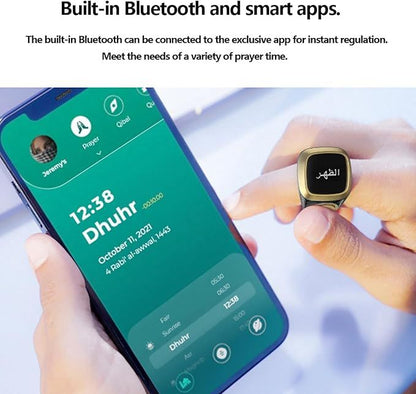 Digital Tasbih Ring OLED Screen Zikr Counter| Smart Zikr Ring OLED Display Tally Counter